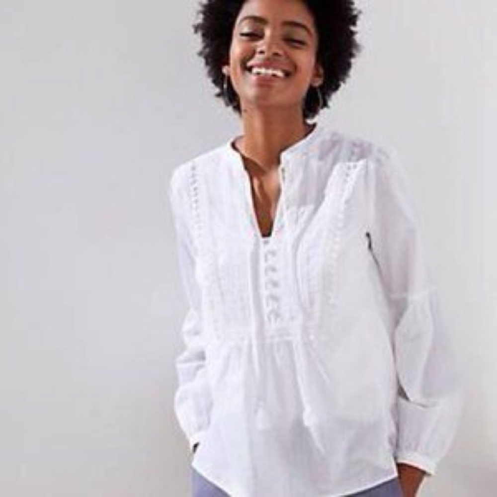 LOFT white Blouse